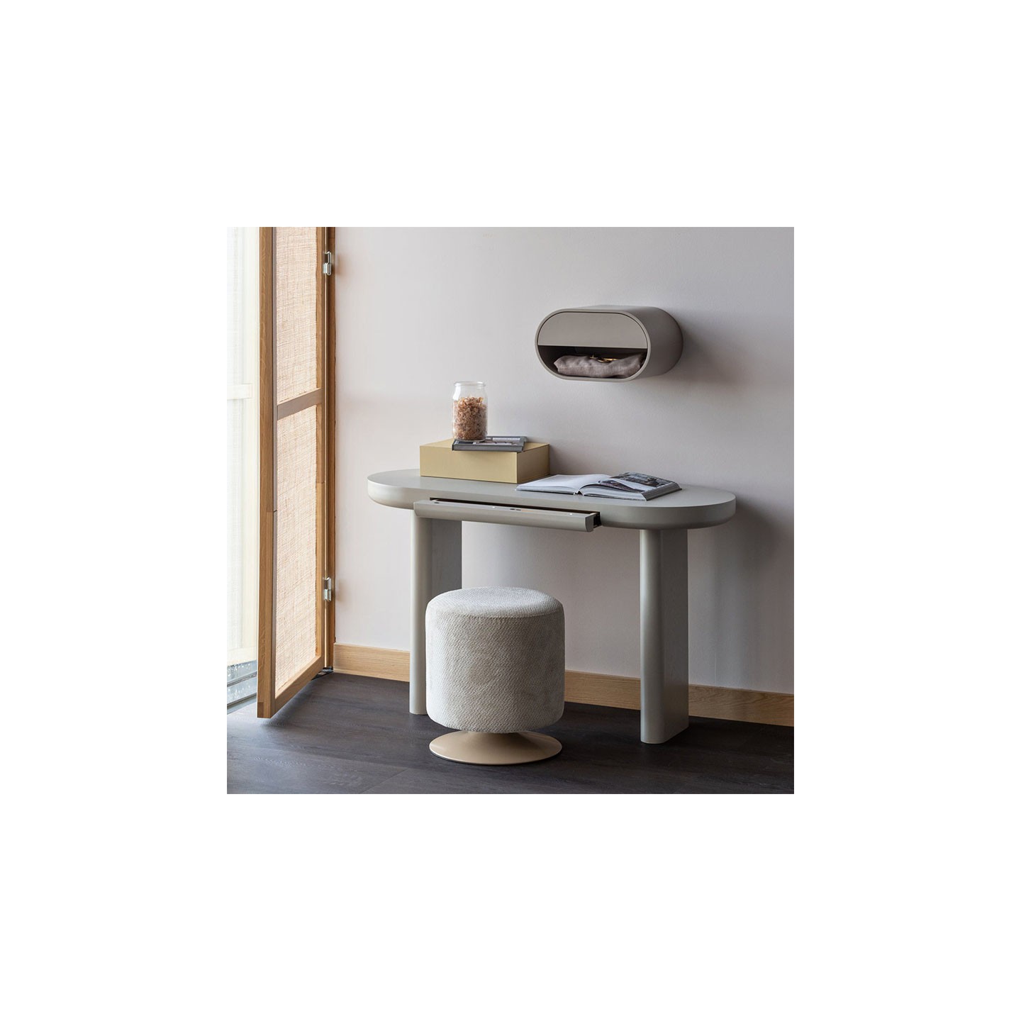 Pouf pivotant ISLEN, 3 coloris