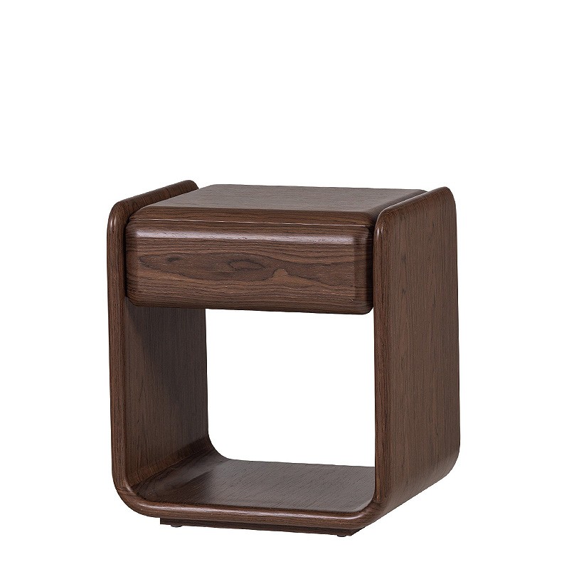 Table de chevet noyer ELURA