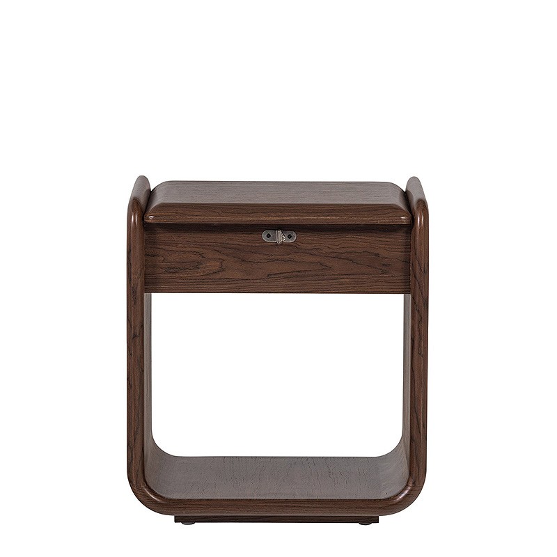 Table de chevet noyer ELURA