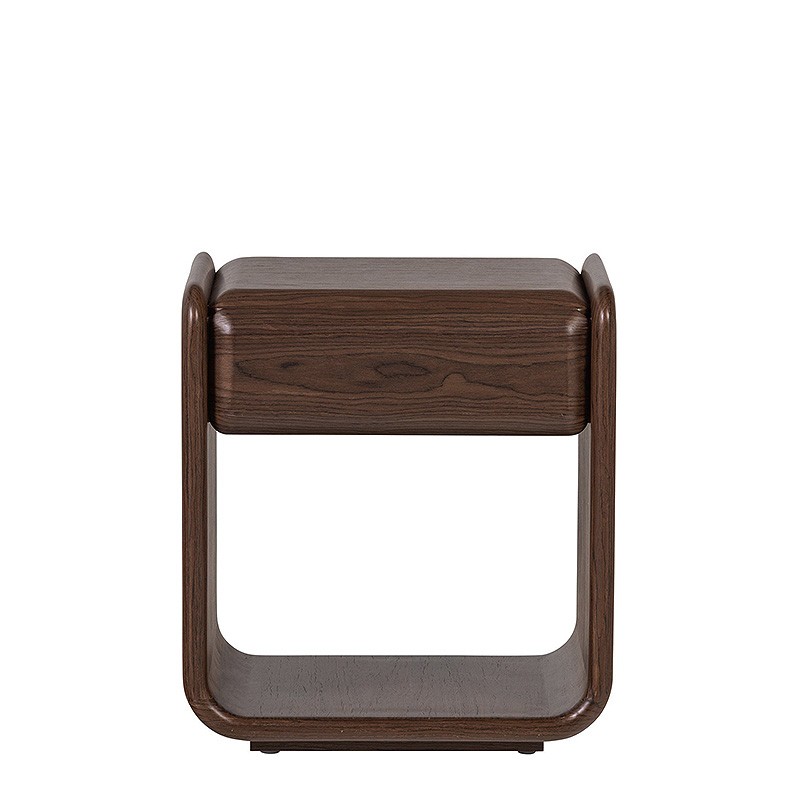 Table de chevet noyer ELURA