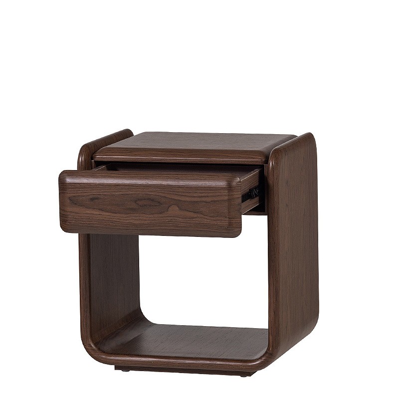 Table de chevet noyer ELURA