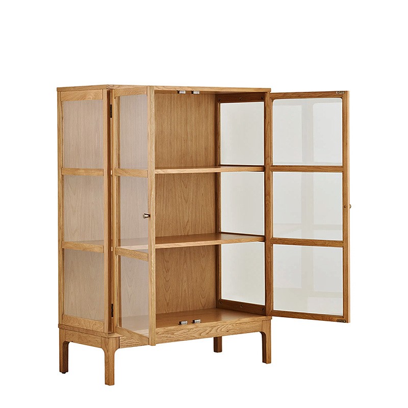 Rangement 2 portes ZAMORA chêne naturel