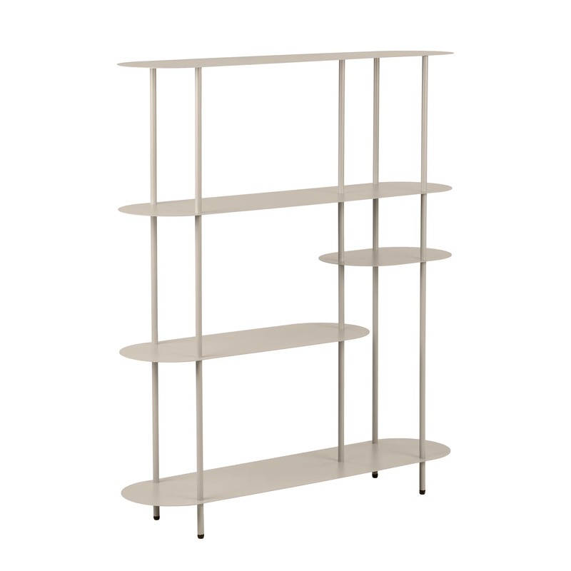 Etagère métallique design Rieti sable