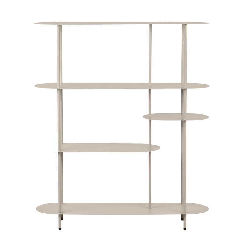 Etagère métallique design Rieti sable