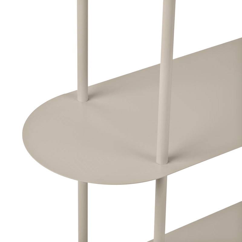 Etagère métallique design Rieti sable