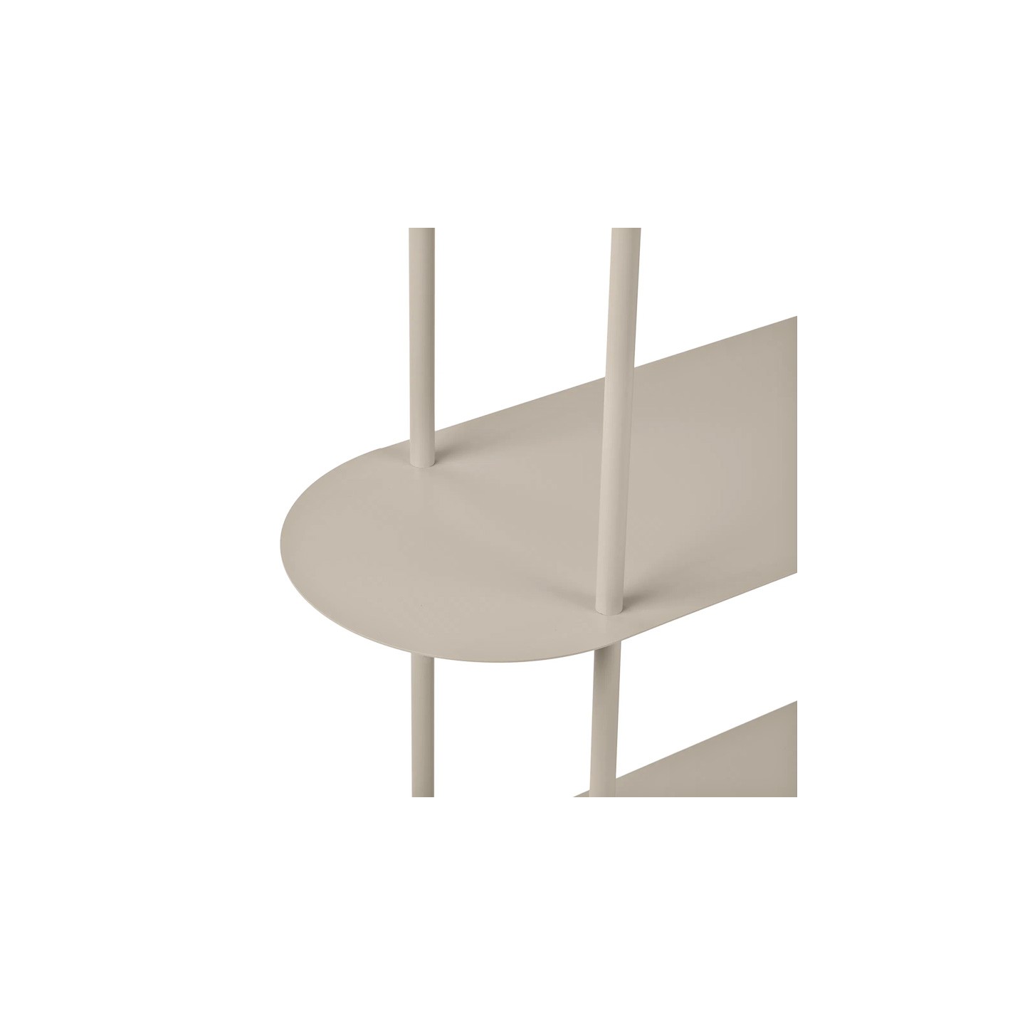 Etagère métallique design Rieti sable