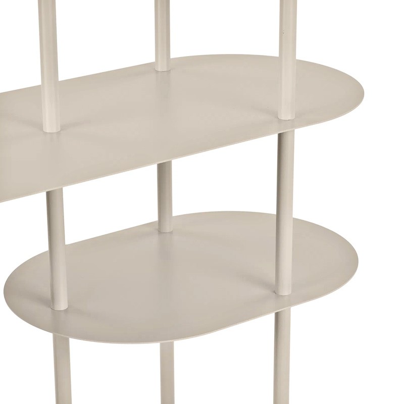 Etagère métallique design Rieti sable
