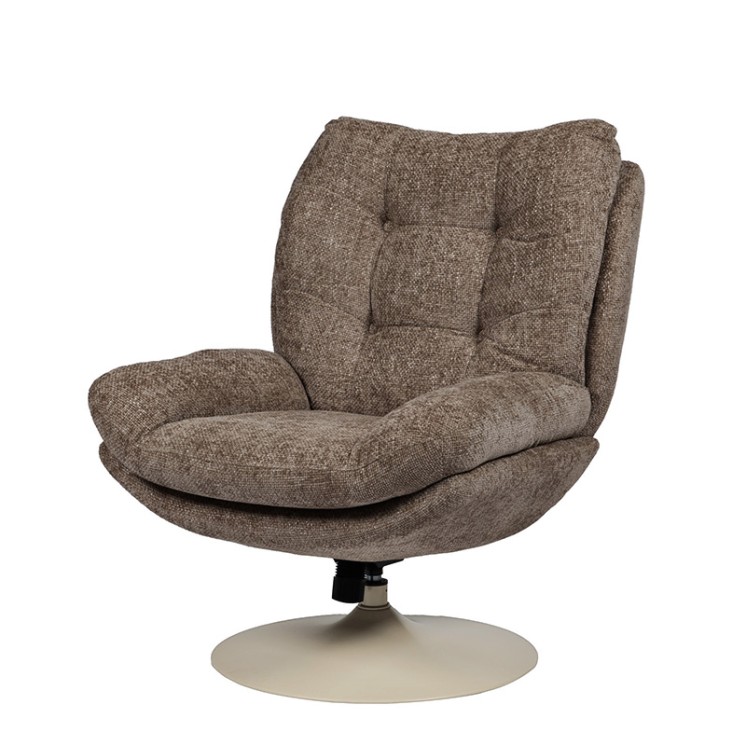 Fauteuil tournant MAGNUM base beige, 2 coloris