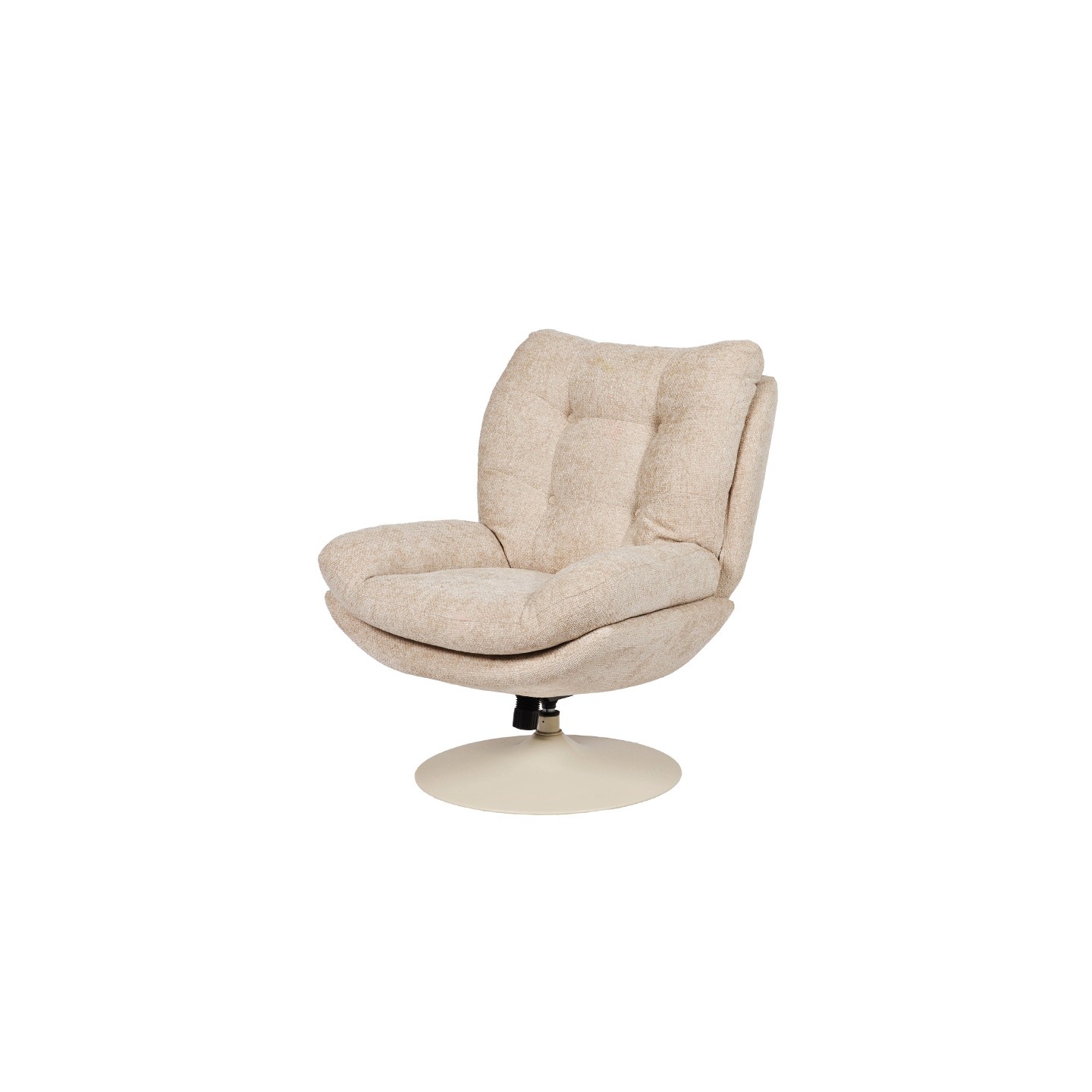 Fauteuil tournant MAGNUM base beige, 2 coloris