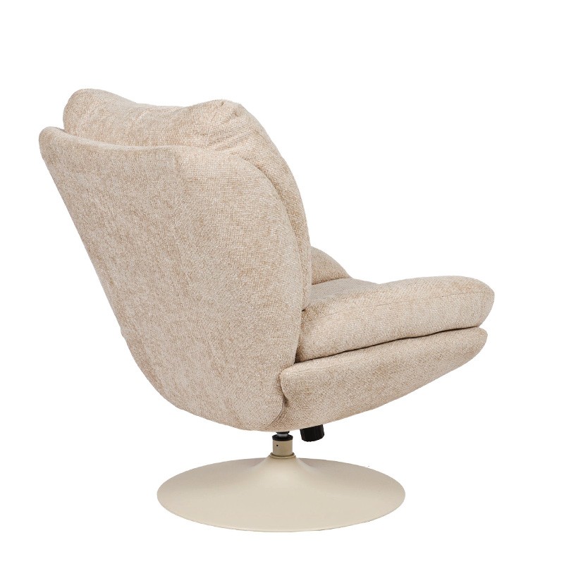 Fauteuil tournant MAGNUM base beige, 2 coloris