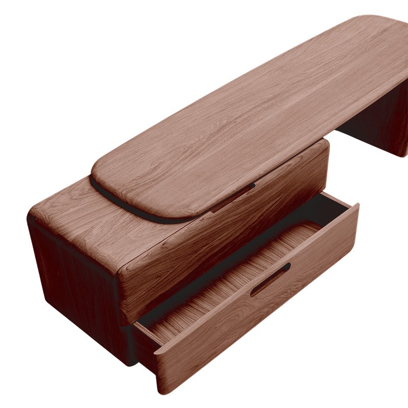 Meuble tv en chêne massif TEHEME, 2 finitions Drugeot Manufacture