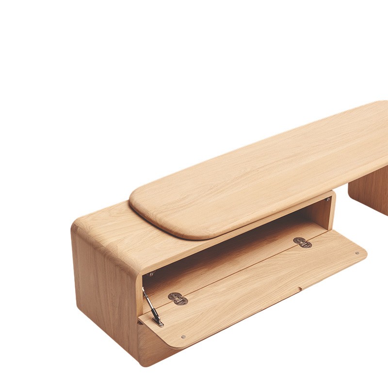 Meuble tv en chêne massif TEHEME, 2 finitions Drugeot Manufacture