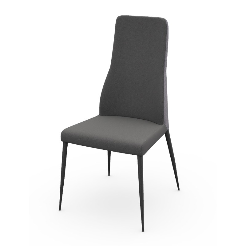 Chaise salle a manger MATHILDE, tissu Cali & Canada, 8 coloris Europea Design