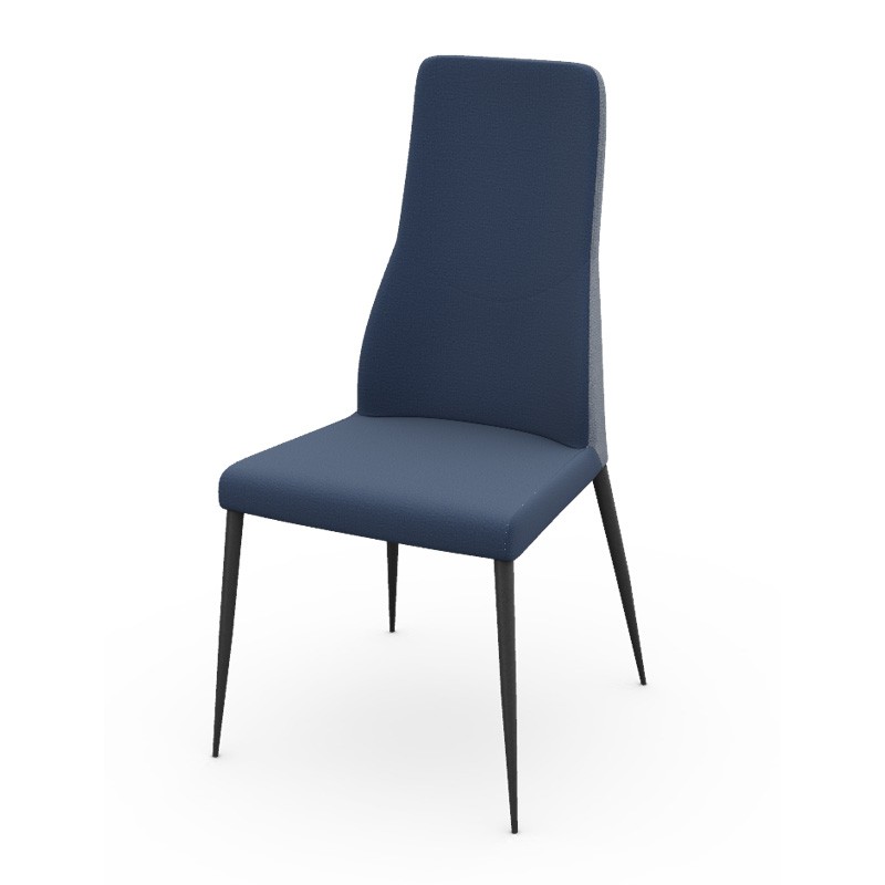 Chaise salle a manger MATHILDE, tissu Cali & Canada, 8 coloris Europea Design
