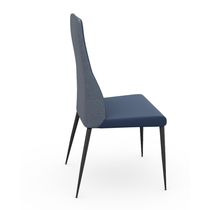 Chaise salle a manger MATHILDE, tissu Cali & Canada, 8 coloris Europea Design