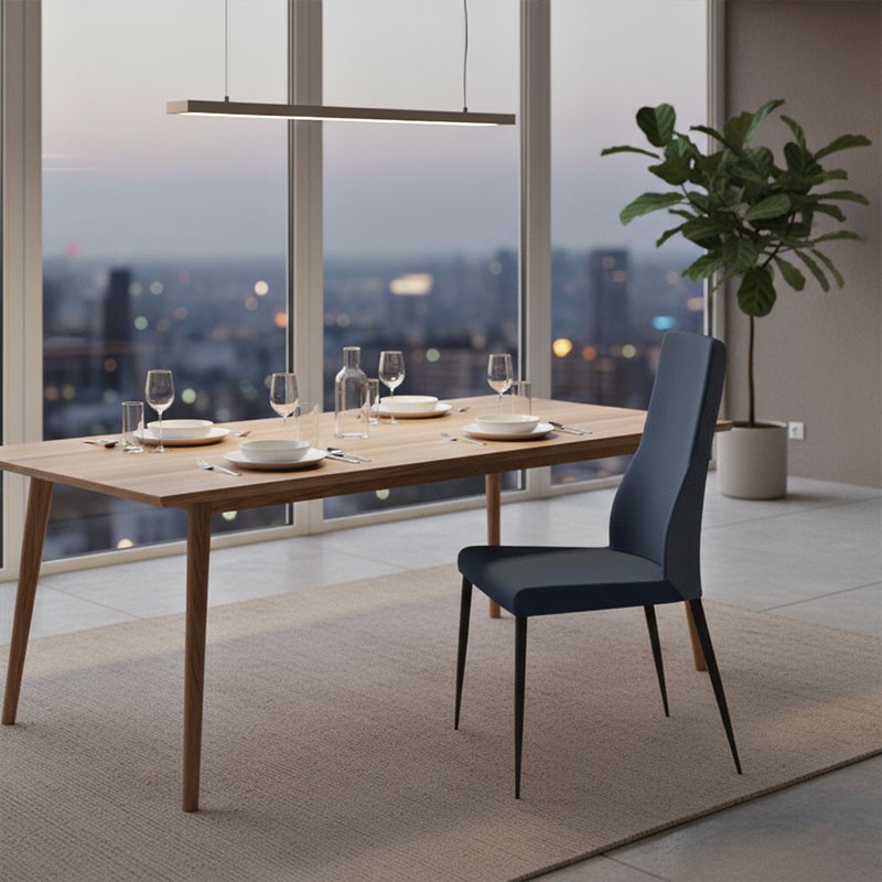 Chaise salle a manger MATHILDE, tissu Cali & Canada, 8 coloris Europea Design