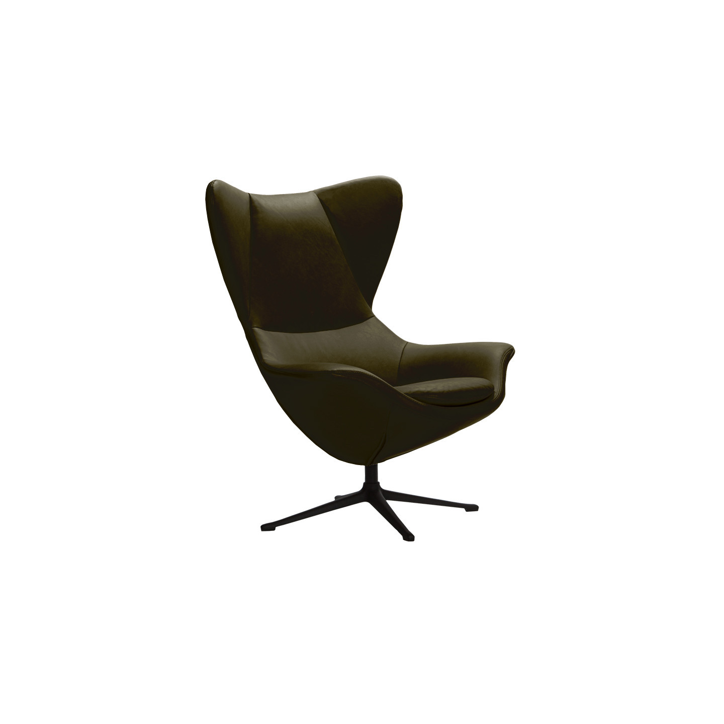 Fauteuil dossier haut STILO avec ou sans repose-pieds, 6 coloris Flexlux