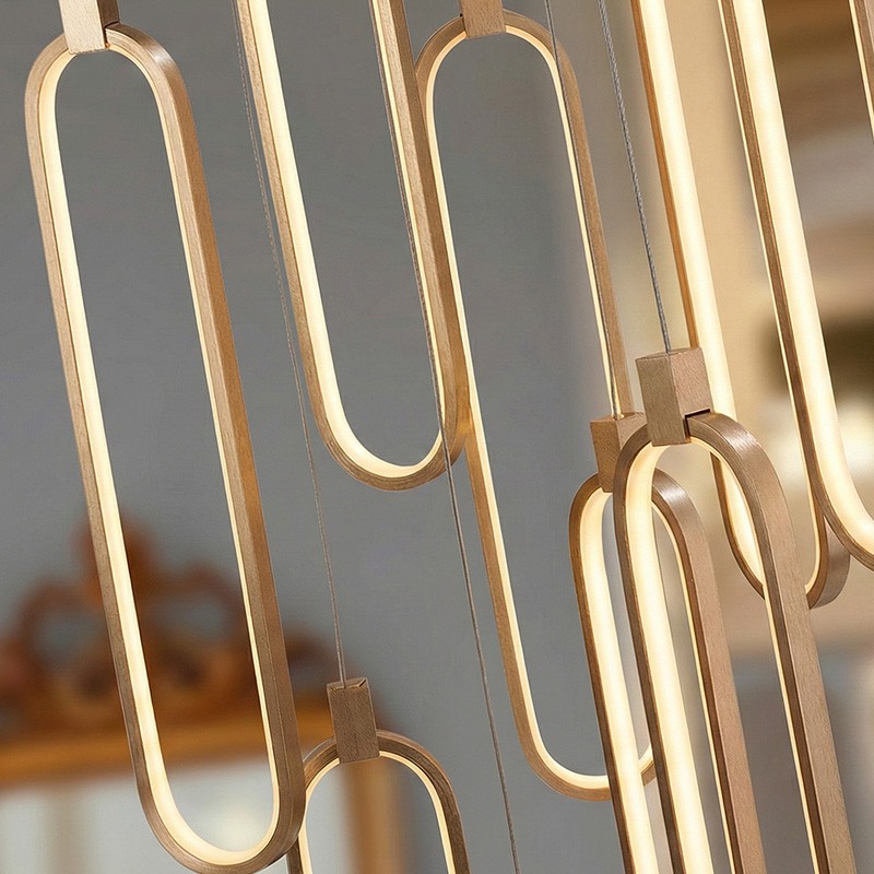 Luminaire plafond cathédrale COLETTE OR, 14 led