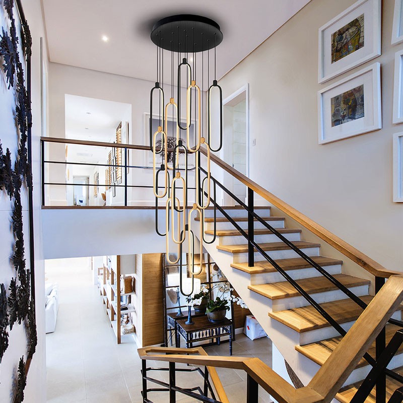 Luminaire plafond cathédrale COLETTE OR, 14 led