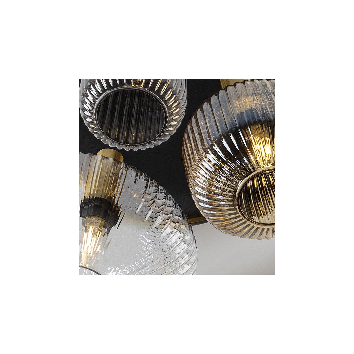 Grand lustre pour plafond haut NORMA 18 lumières