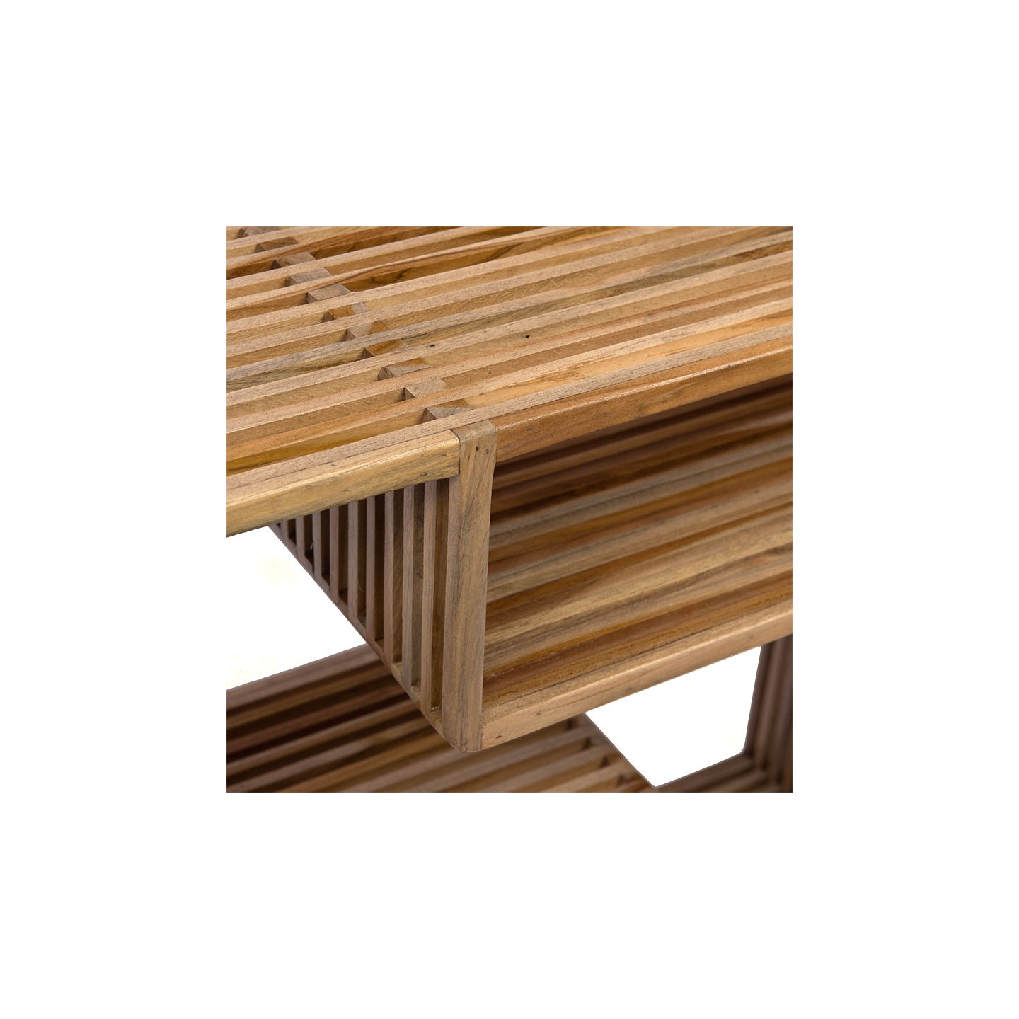 Console en teck massif CALOPSITE grand modèle