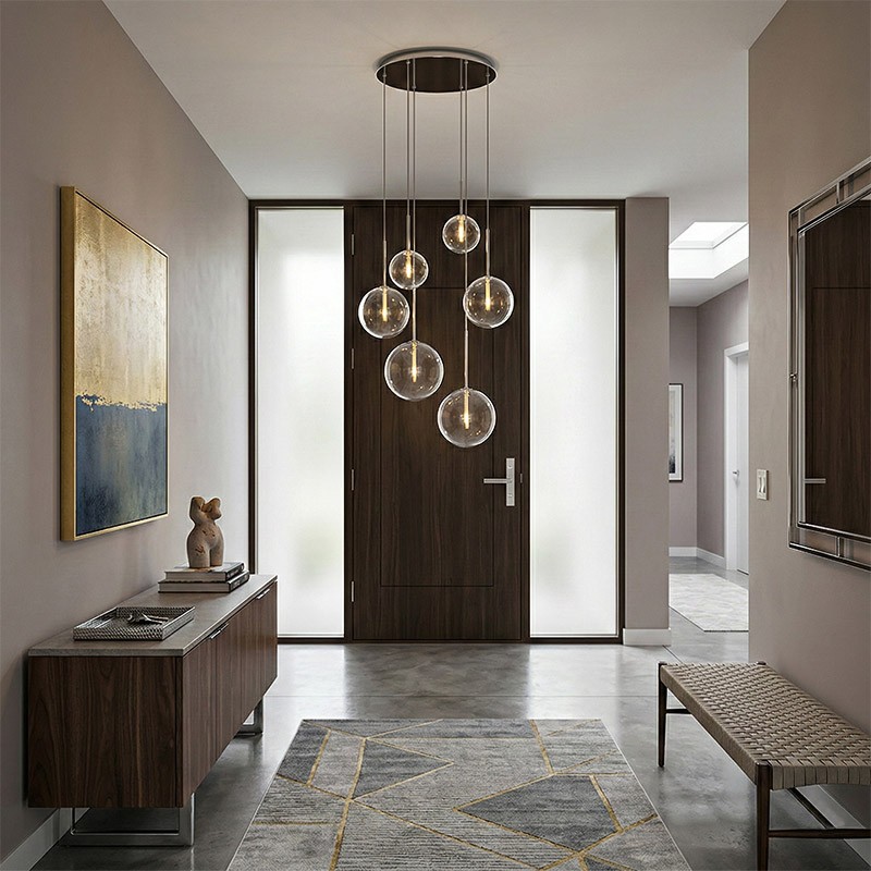 Lustre cascade EQUINOXE SP6, 4 finitions