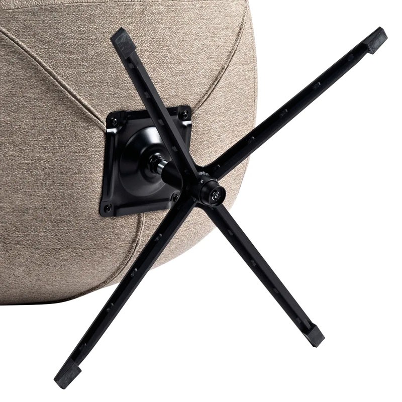 Fauteuil confortable pivotant IVAR sable