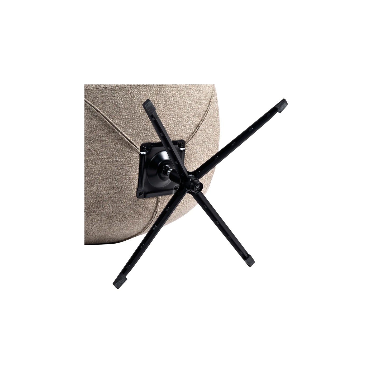 Fauteuil confortable pivotant IVAR sable