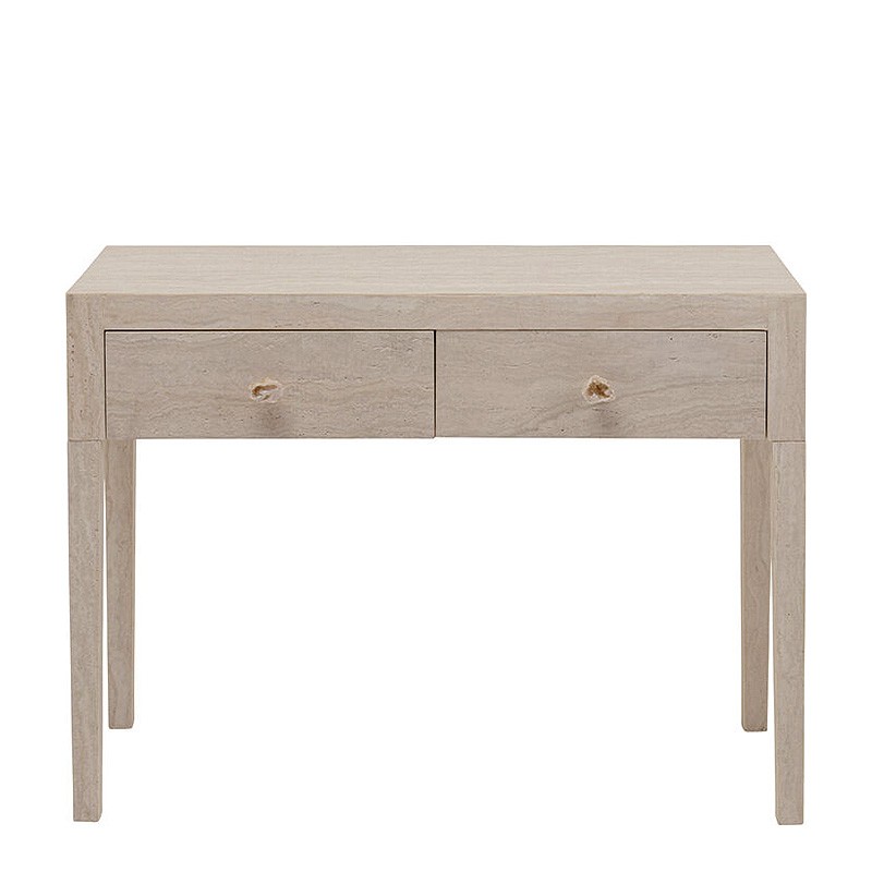 Console d'entrée en travertin DRAWERS kare design