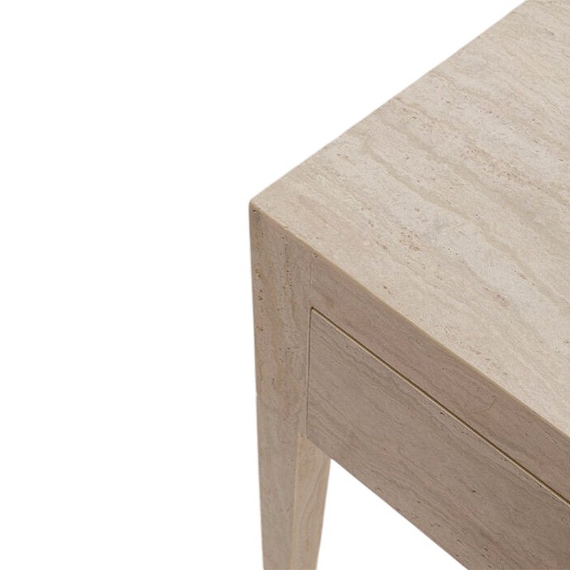 Console d'entrée en travertin DRAWERS kare design