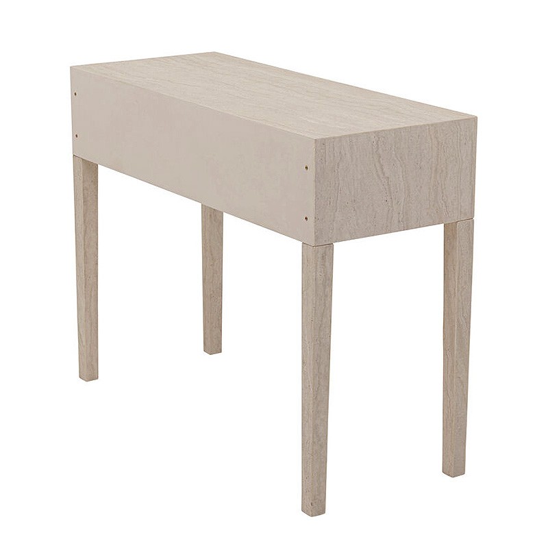 Console d'entrée en travertin DRAWERS kare design