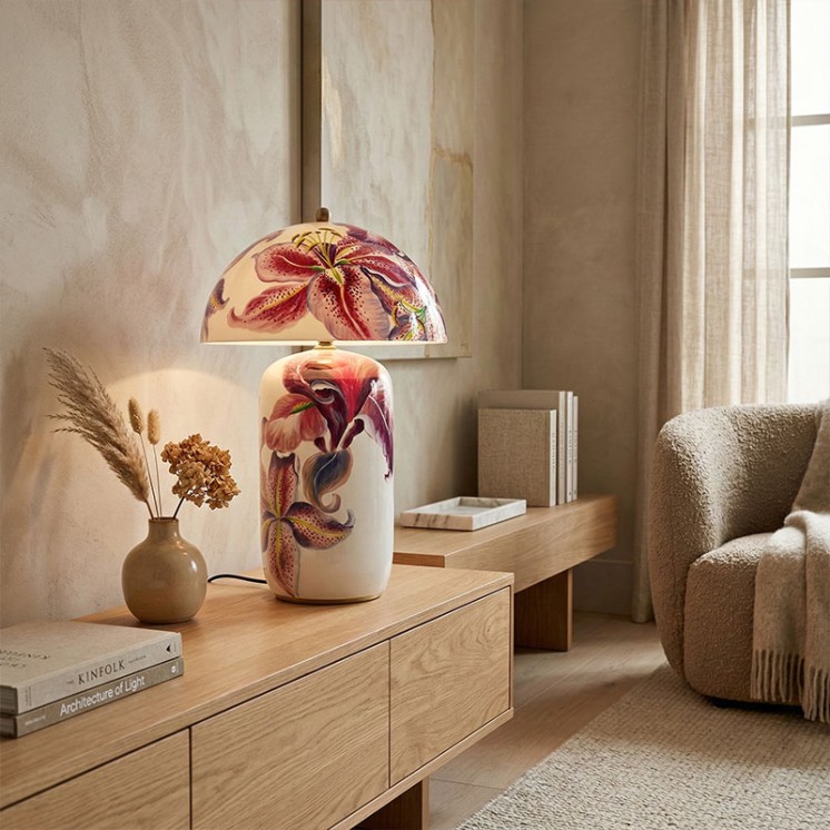Lampe décorative salon LILLIES PINK