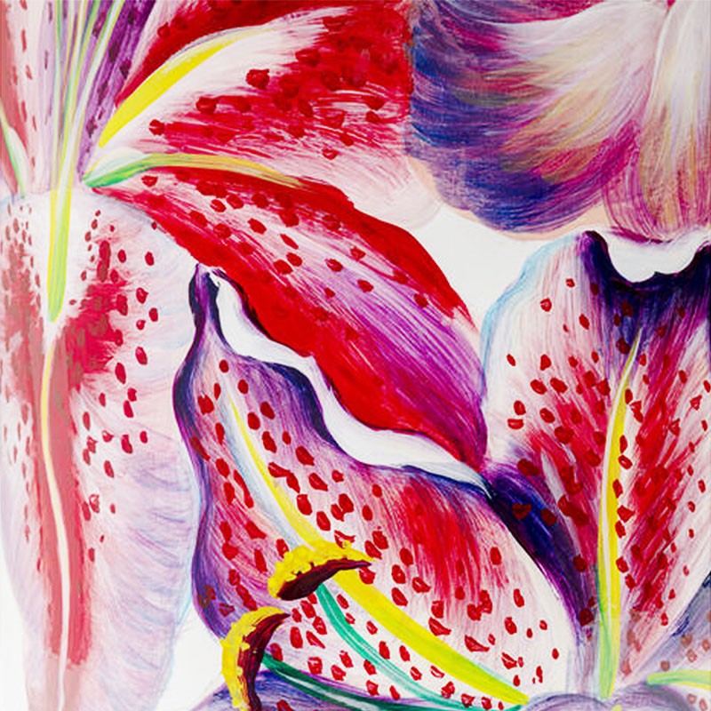 Lampe décorative salon LILLIES PINK