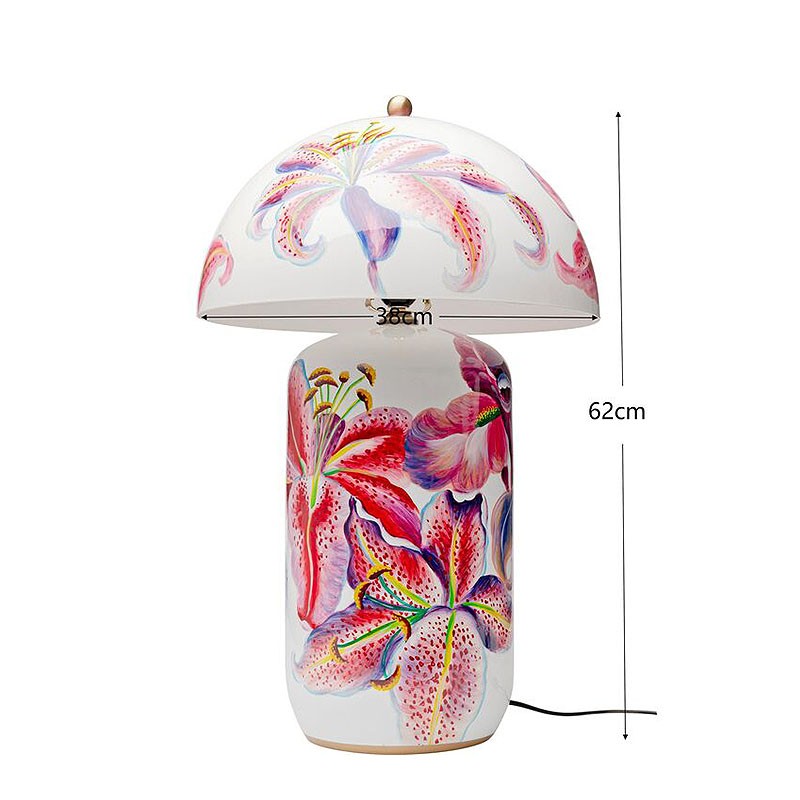 Lampe décorative salon LILLIES PINK