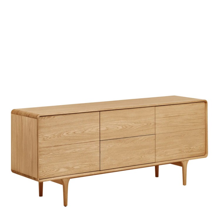 Buffet bas en chêne massif DARWIN house nordic