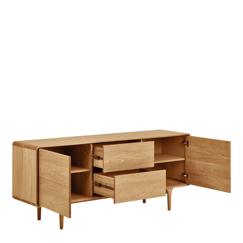 Buffet bas en chêne massif DARWIN house nordic