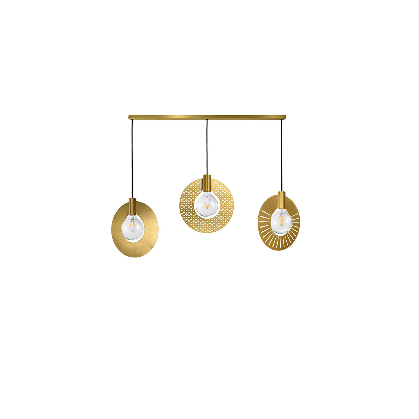 Réglette 3 lumières HALO, 3 finitions CVL Manufacture