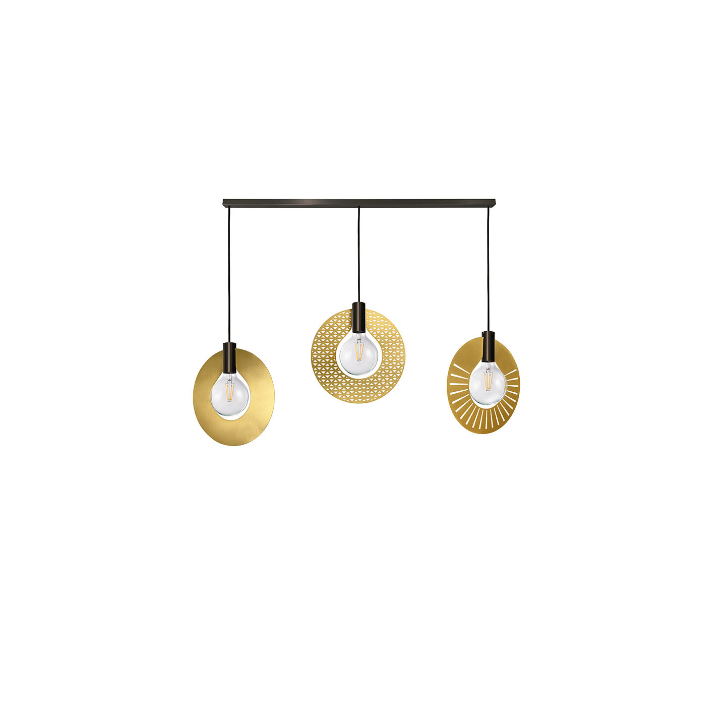 Réglette 3 lumières HALO, 3 finitions CVL Manufacture