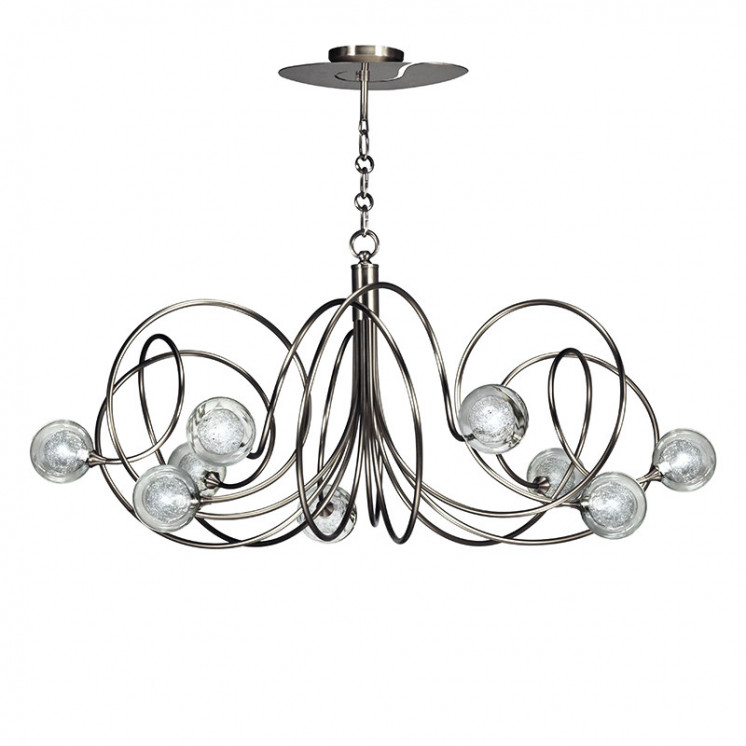 Grand lustre moderne HYPNOS 9 LUMIÈRES, 3 finitions CVL Manufacture