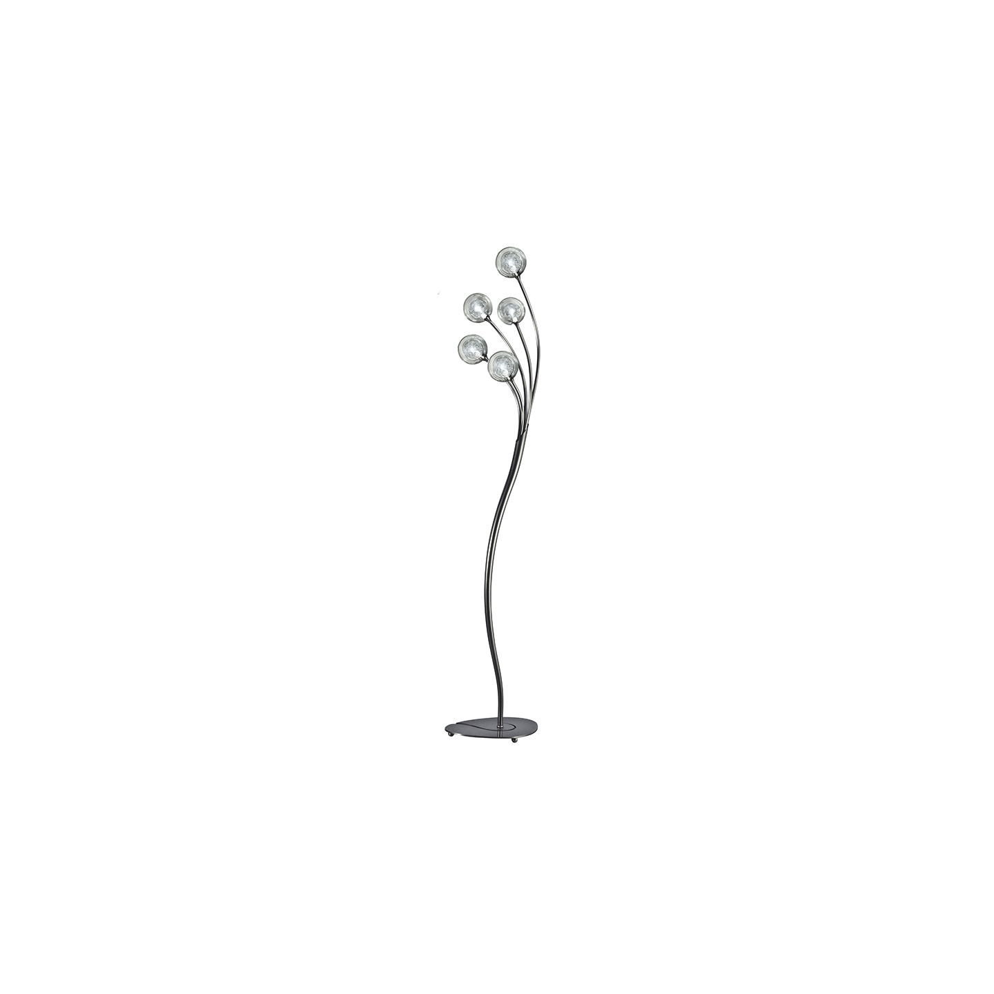 Lampadaire boules CIRCÉ 5 LAMPES AVEC VERRES S100, 3 finitions CVL Manufacture