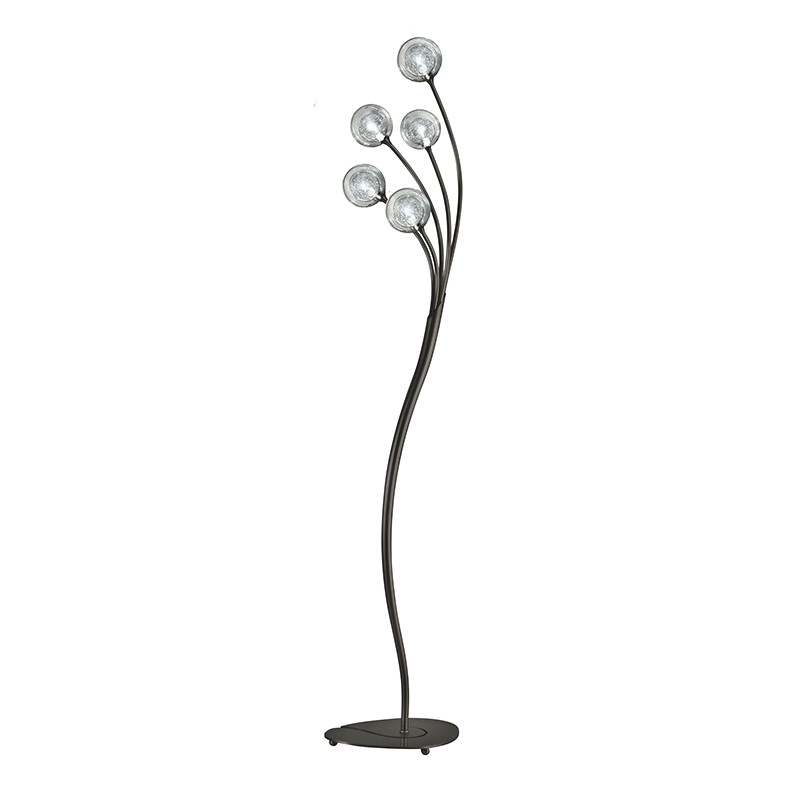 Lampadaire boules CIRCÉ 5 LAMPES AVEC VERRES S100, 3 finitions CVL Manufacture