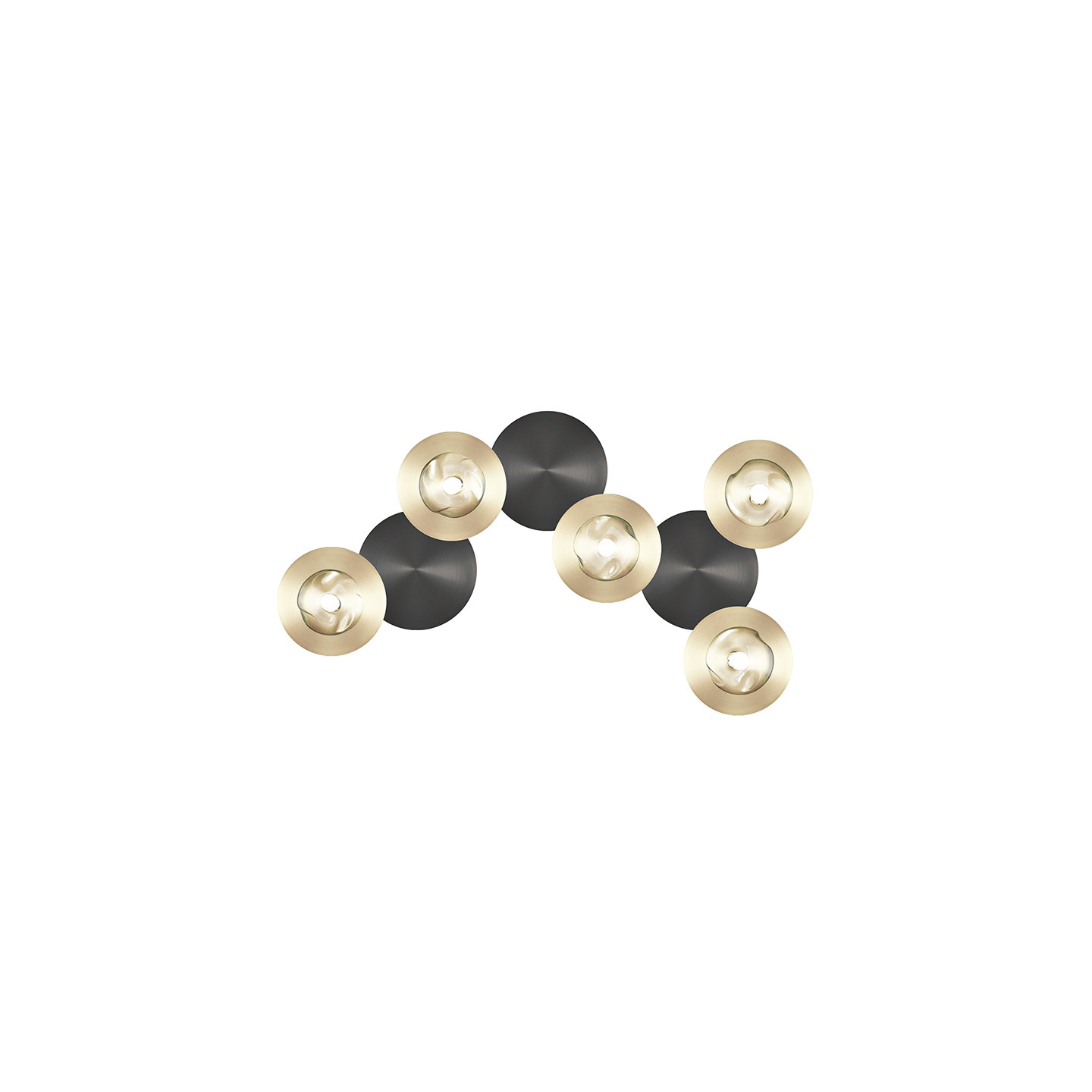 Applique murale ronde DOTS B 5 LUMIÈRES, 5 finitions CVL Manufacture
