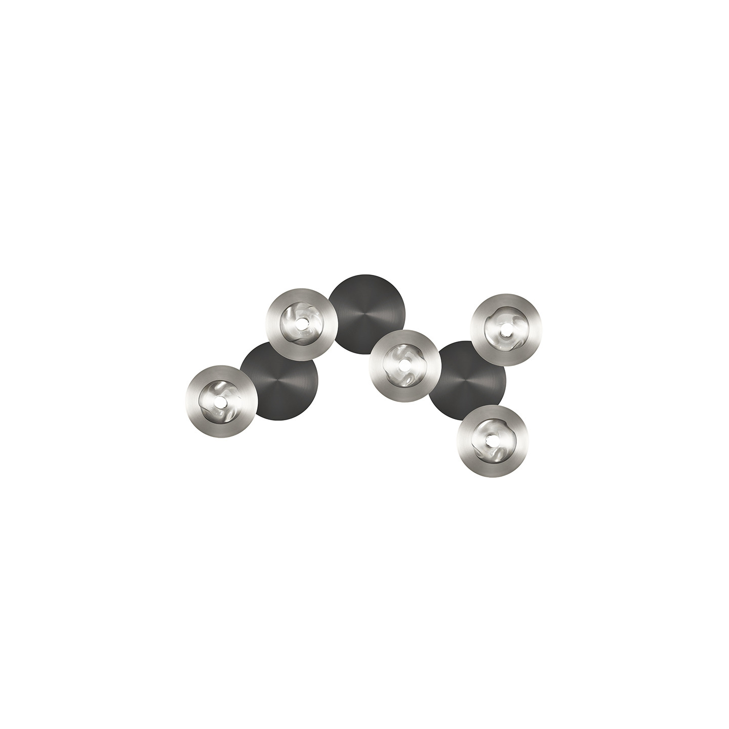 Applique murale ronde DOTS B 5 LUMIÈRES, 5 finitions CVL Manufacture
