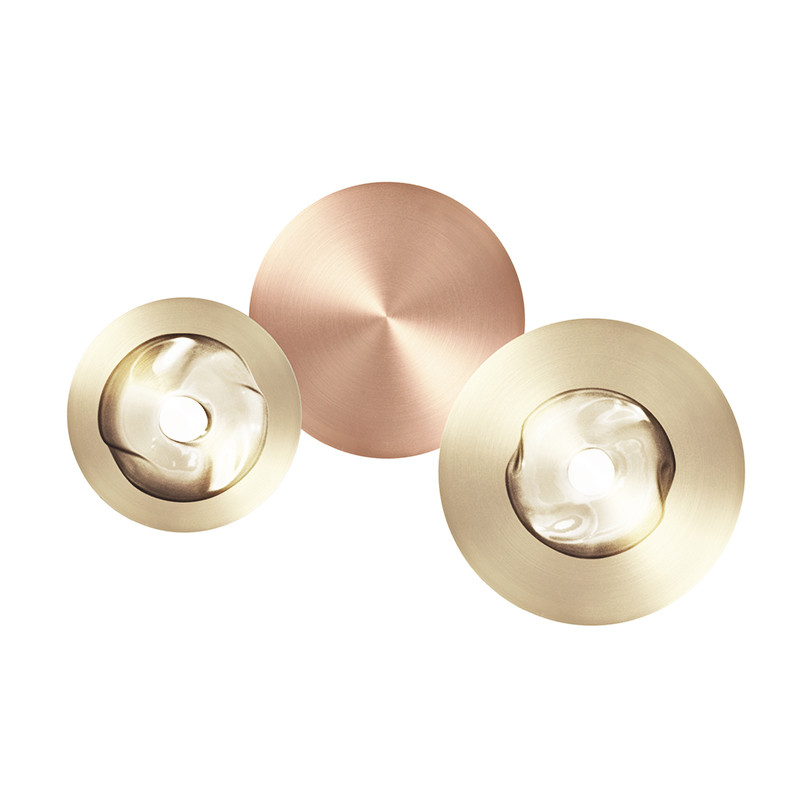 Applique murale ronde DOTS G 2 LUMIÈRES, 3 finitions CVL Manufacture