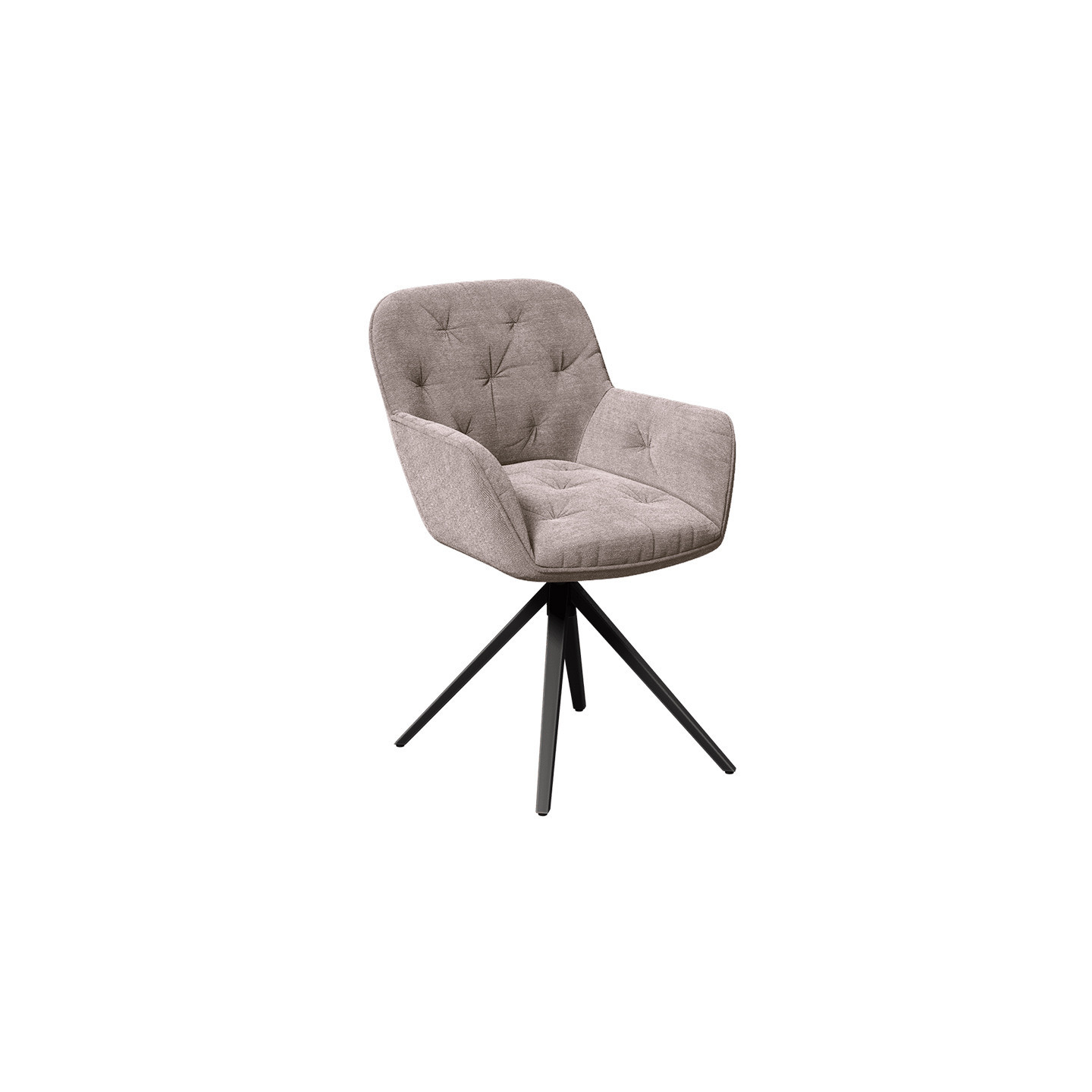 Chaise tournante salle à manger CHARLESTON, 6 coloris Akante
