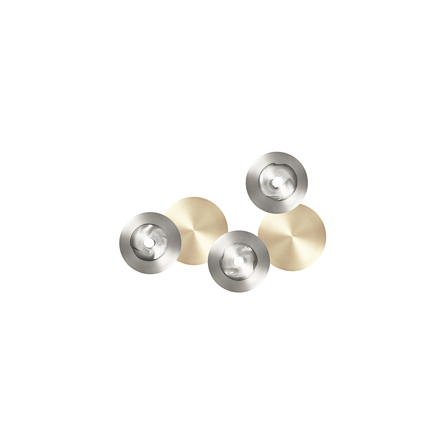 Applique murale ronde DOTS A 3 LUMIÈRES, 5 finitions CVL Manufacture