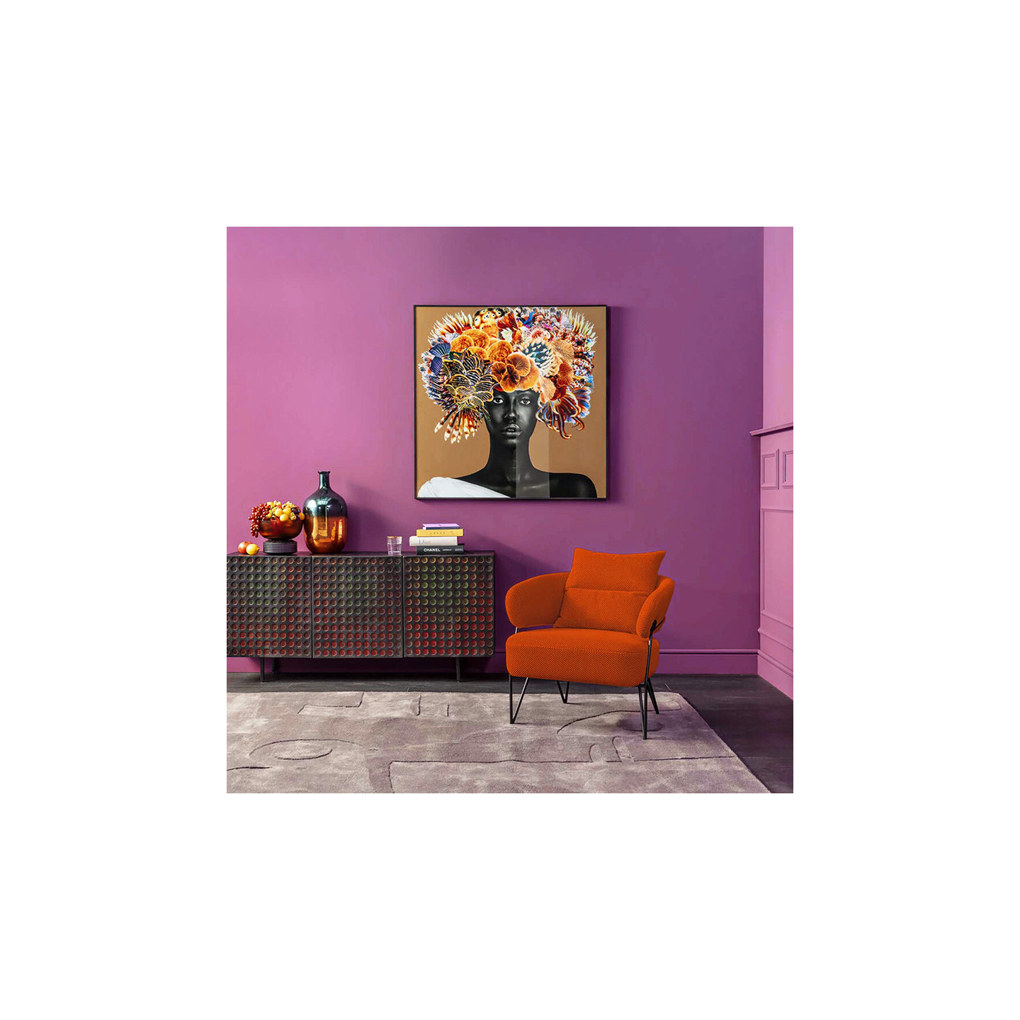 Fauteuil design confortable PEPPO, 2 coloris Kare