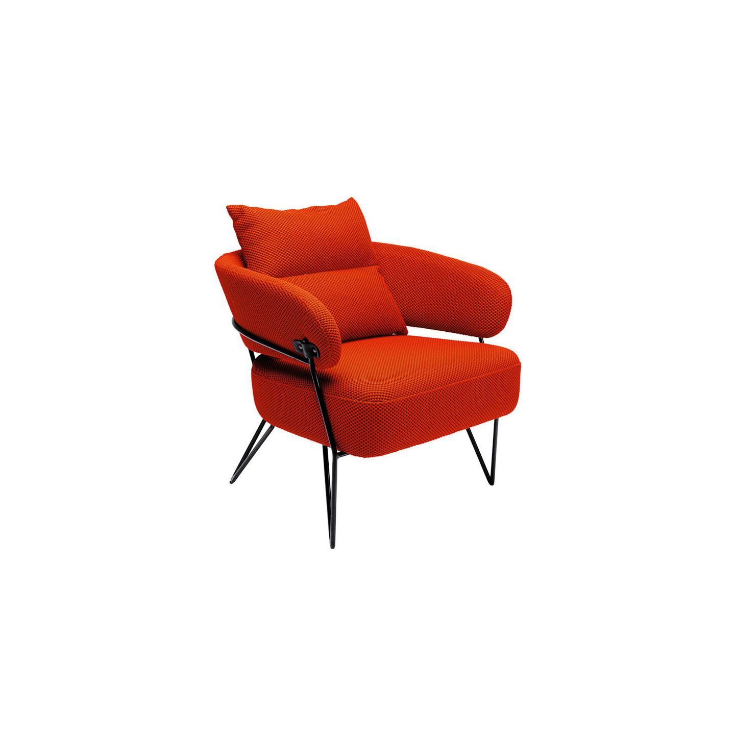 Fauteuil design confortable PEPPO, 2 coloris Kare