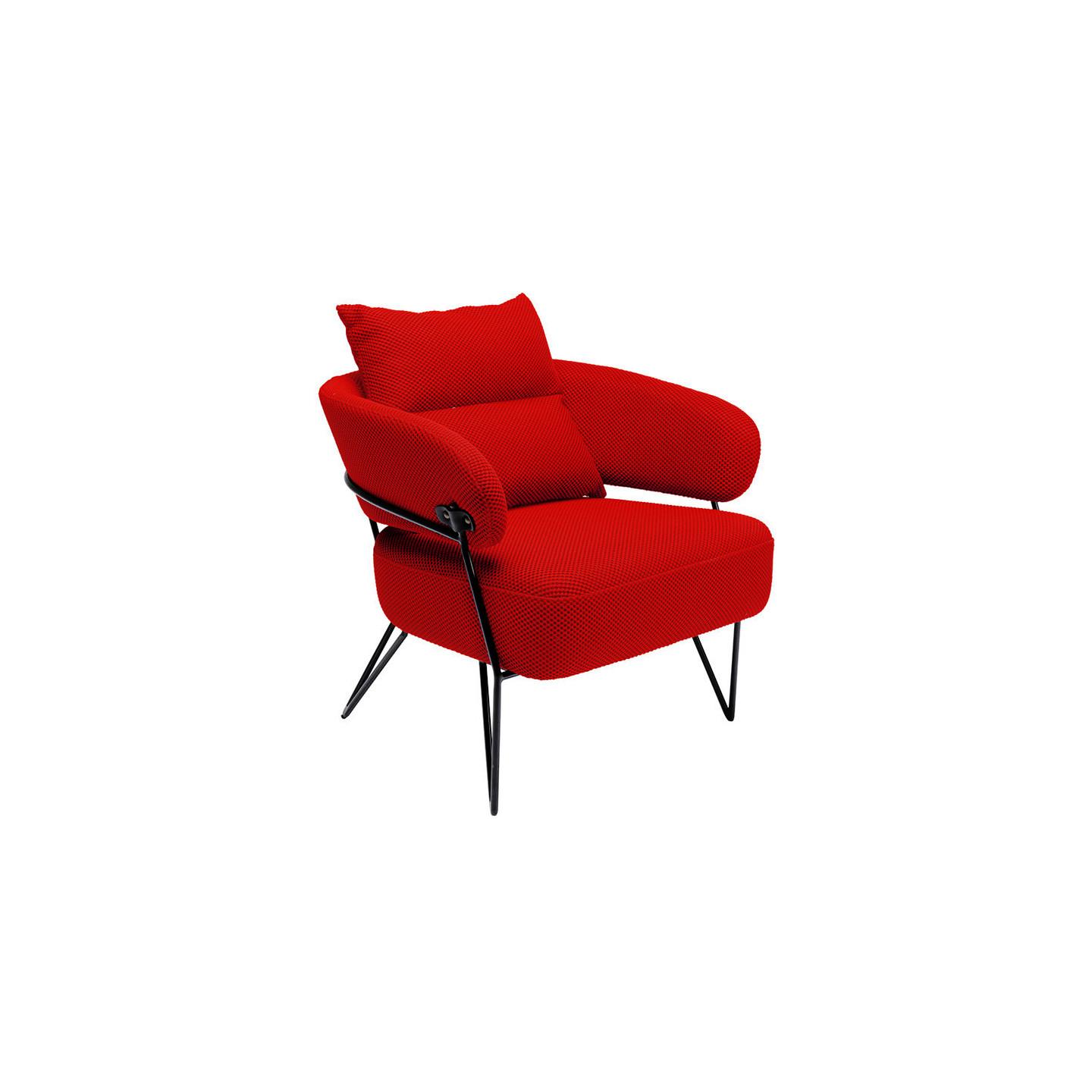 Fauteuil design confortable PEPPO, 2 coloris Kare