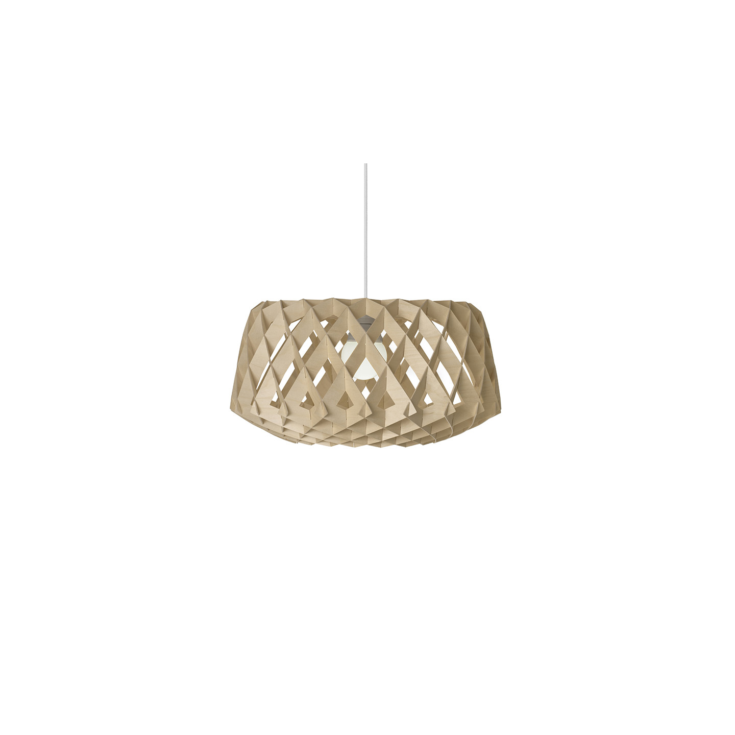 Suspension en bois SIGNATURE Ø60, 4 coloris Pilke